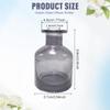 1PCS 150ml/5oz Empty Refillable Glass Diffuser Bottle Exquisite Essential Oils Container for DIY Replacement Aromatherapy Diffuser Sticks Sets Essential Oils Crafts Decor(Grey) view 2