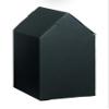 Rayher 67347576 Folding Box House, Black, 7.5 x 7.5 x 14 cm, Set of 6, pkg of 6 view 2