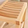 Square Shower Seat Bench | Wooden Bathroom Seat Stool | Bathtub Spa Chair for Indoor or Outdoor | Bath Chair for the Elderly Disabled Non-Slip Household Portable, Max. 250kg ( Size : 443346cm ) view 3