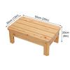 Shower/Bath Stools Wooden Shower Seat Bathroom Bench Curved Design Waterproof Wood Bathtub Spa Chair for the Elderly Disabled Anti-Slip Heavy Duty Change Shoes Stool Foot Rest ( Size : 503020cm ) view 2