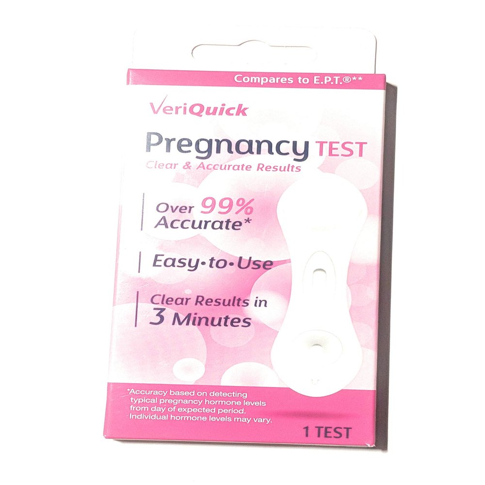 VeriQuick Pregnancy Test, Clear & Accurate Results in 3 Minutes