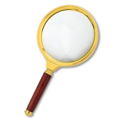 Lustar HD Reading Magnifying Glass20x Handheld MagnifierPortable Optical Magnifier with Removable Handle 90mm