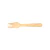 00653698 Disposable Forks, Nakamura Wooden Forks, 6.3 inches (160 mm), Naked, 100 Pieces, 50 Bags view 2