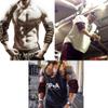 Adjustable Elbow Sleeve, 1 Pair Strong Elebow Support Brace Compression Powerlifting, Weightlifting Man (L) view 3