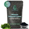 Holistic Bin Wakame Seaweed Flakes | Wild-Caught Atlantic Wakame for Miso Soup, Ramen, Salad Mix Recipes, & Healthy Snacks | Dried Seaweed/Nori for Soups & Snacking | Healthy Vegan Snack | 50g Pack view 1