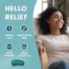 Aculief Acupressure Hand Clip - Stress Management & Hand Pressure Point Clip - On-the-Go Stress Support & Nurse Essentials - Cooling Face Ice Pack & Cold Eye Mask - X-Small, Teal view 3