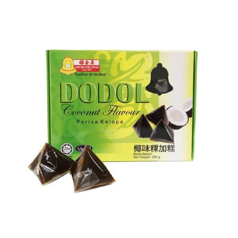Cheong Kim Chuan Coconut Flavor Dodol 200g (Coconut, 6 Count)