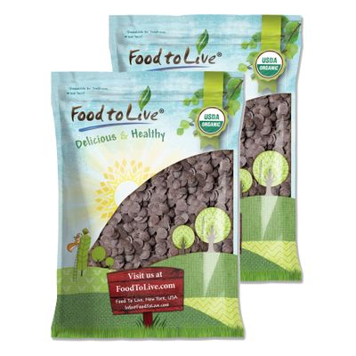 Food to Live Organic Cacao Paste Wafers, 14 Pounds - Non-GMO Cacao Liquor, Wafers and Bars, Pure, Unfiltered, Unrefined, Keto, Vegan, Bulk, Rich in Dietary Fiber, Copper, and Manganese, Sirtfood