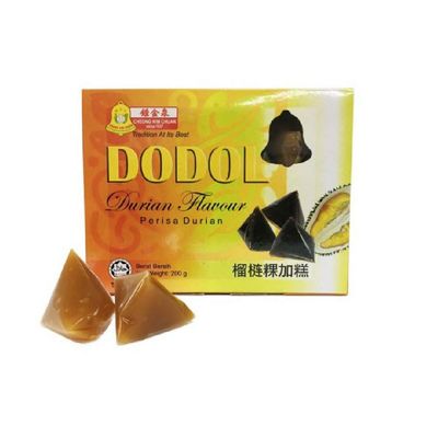 Cheong Kim Chuan Coconut Flavor Dodol 200g (Durian, 12 Count)
