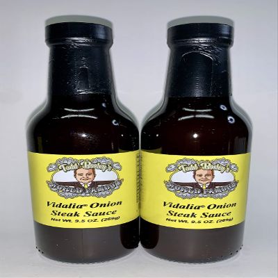 2 Pack of Todd Bosley's World Famous Vidalia Onion Steak Sauce (9.5 Oz)