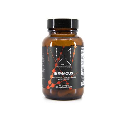 DR. NIGMA B Famous High Potency Multi B Vitamin Complex with L-5-MTHF for Nervous System and Digestive Health and Glowing Skin - 60 Capsules