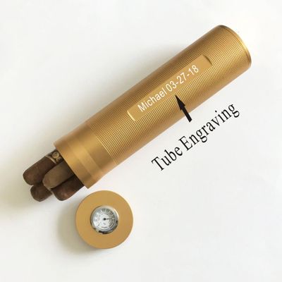 Personalized Cigar Case Cigar Tube Engraved from USA.