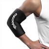 Elbow and Knee Ice Pack - Cold Ice Sleeve with Reusable Gel & Cold Therapy Compression for Knee, Shin Splints, Calf Strain, Flexible Ice Pack for Tennis Elbow, Tendinitis (Medium (Pack of 1), Black) view 1