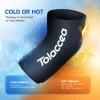 Elbow and Knee Ice Pack - Cold Ice Sleeve with Reusable Gel & Cold Therapy Compression for Knee, Shin Splints, Calf Strain, Flexible Ice Pack for Tennis Elbow, Tendinitis (Medium (Pack of 1), Black) view 4
