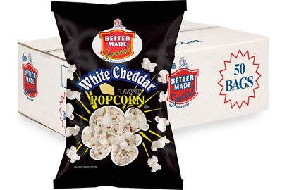 Better Made Special Cheese Flavored Popcorn - Case of 50 - .625oz Bags (WHITE CHEDDAR)