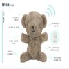 SNOObear White Noise Machine - Cry-Activated Plush Baby Sleep Soother - Cocoa Woolly view 2