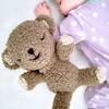 SNOObear White Noise Machine - Cry-Activated Plush Baby Sleep Soother - Cocoa Woolly view 4