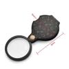 15x Folding Portable Magnifying Glass High-Definition Optical Glass Lens Old Man Reading Newspaper Magnifier view 2