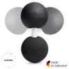 Blackroll DUOBALL 08 Double Massage Ball for Back, Neck, and Shoulders Compact Self-Massage Tool for Muscle Relaxation, Mobility & Recovery, Black, 6.3" x 3.2" view 3