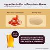 ABC Crafted Series Beer Making Kit | Beer Making Ingredients for Home Brewing | Yields 6 Gallons of Beer | Blonde Lager view 2