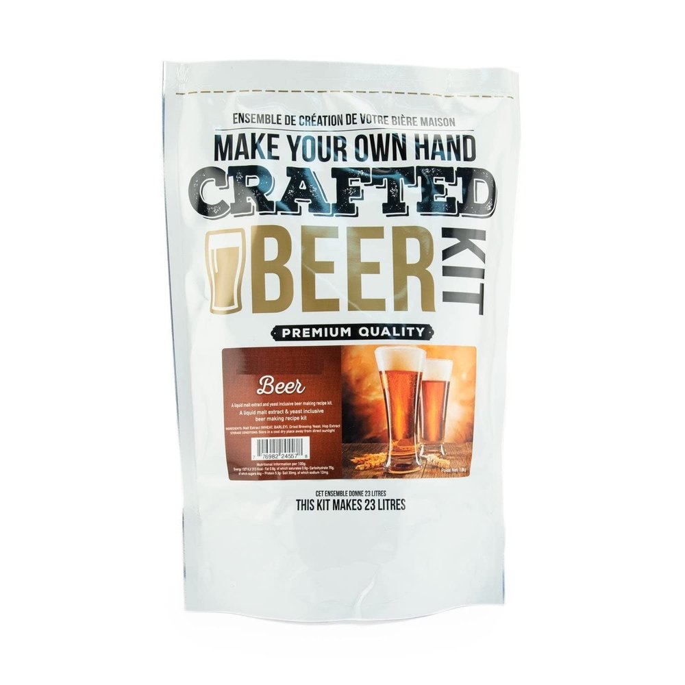 ABC Crafted Series Beer Making Kit | Beer Making Ingredients for Home Brewing | Yields 6 Gallons of Beer | (Bitter IPA)
