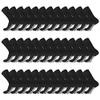 60 Pairs of Men's Cotton Non-Skid Diabetic Crew Socks, Non Binding Top Therapeutic Cotton Gripper Socks (Black, Shoe Size 8-11 US) view 1