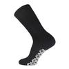 60 Pairs of Men's Cotton Non-Skid Diabetic Crew Socks, Non Binding Top Therapeutic Cotton Gripper Socks (Black, Shoe Size 8-11 US) view 2