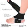 2 PACK Ankle Brace, Adjustable Ankle Support Compression Sleeves for Sprained, Achilles Tendon, Plantar Fasciitis & Sports (Grey) view 3