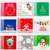 FEBSNOW 450 PCS Christmas Candy Bags Self-adhesive Candy Cellophane Bags Plastic Cookie Bags for Christmas Holiday Party Gift Decoration Supplies Favor (9 Patterns view 1