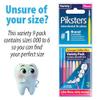 Piksters Interdental Brushes, 35 pk, Size 4, Interdental Tooth Brush for Medium Gaps, Gum Soft Bristles for Plaque Removal, Safe for Braces view 3