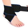 2 PACK Ankle Brace, Adjustable Ankle Support Compression Sleeves for Sprained, Achilles Tendon, Plantar Fasciitis & Sports (Blue) view 1