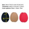 Unikstep 5 Pairs Shoe Sole Anti Slip Grips, Non Skid Self Adhesive Rubber Pads, Shoe Bottom and Heel Noise Reduction Stickers and Protectors (Red) view 3
