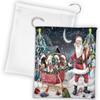 Santa Sled Dogs Christmas Happy Holidays Pitbull Dogs Drawstring Laundry or Gift Bag LGB48722 view 1