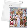 Holiday Gingerbread Cookie Airedale Dogs Shop Drawstring Laundry or Gift Bag LGB48555 view 1