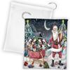 Santa Sled Dogs Christmas Happy Holidays Boston Terrier Dogs Drawstring Laundry or Gift Bag LGB48679 view 1