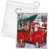 Doggie of the Day Christmas Santa Express Delivery Red Truck Australian Cattle Dogs Drawstring Laundry or Gift Bag LGB48271 view 1