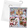 Doggie of the Day Holiday Gingerbread Cookie Corgi Dogs Shop Drawstring Laundry or Gift Bag LGB48591 view 1
