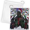 Affenpinscher Dogs Christmas Family Portrait in Holiday Scenic Background Drawstring Laundry or Gift Bag LGB48098 view 1