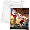Doggie of the Day Santa Sleeping with Jack Russell Dogs Drawstring Laundry or Gift Bag LGB48820 view 1