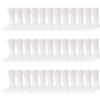 120 Pairs of Men's Cotton Diabetic Neuropathy Crew Socks (White, Shoe Size 8-11 US) view 1