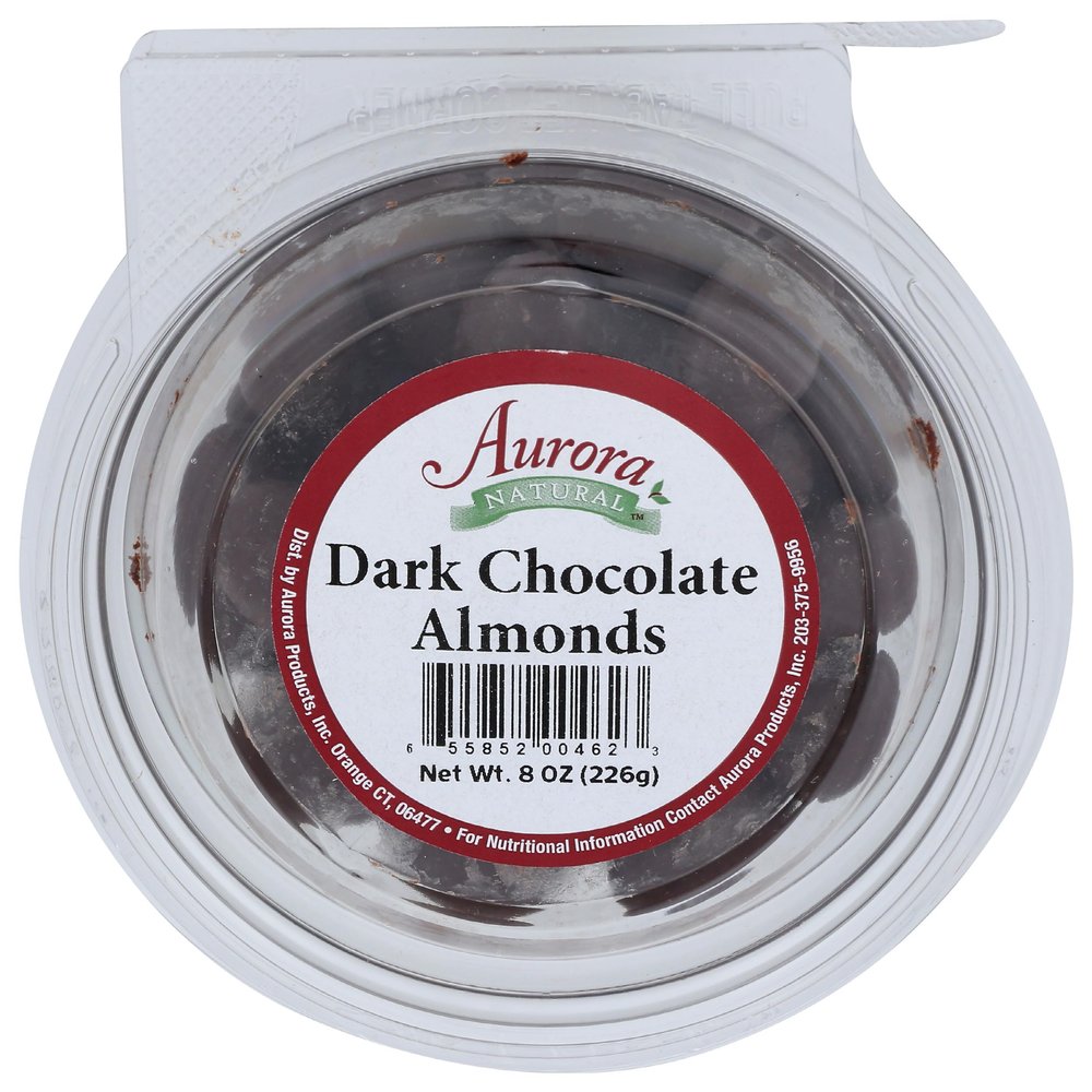 Aurora Products Dark Chocolate Almonds Car Cup, 8 OZ