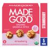 MadeGood Organic Strawberry Granola Bites, 5ct x 0.85oz view 1