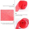 EXCEART 2rolls Christmas Ribbon Red and Green Crafting Ribbon for Packing Sewing and Holiday Decorations Linenette Style for Home and Event Use view 4