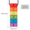 Promax 3 Pack Sensory Chew Necklaces for Kids Toddlers with Autism ADHD,Biting Needs,Oral Motor Chewy Stick,Silicone Teether Toys for Autistic Chewers,Gum-Friendly view 4