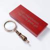 Handheld Magnifier 10x Magnifying Glass Wooden Detachable Handle Magnifying Mirror Optical Glass Lens Magnifying Lens for Home Learning Reading and Fault Finding view 4