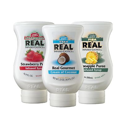 Rel Infused Exotics Taste of Summer Variety Pack: Cream of Coconut, Pineapple, and Strawberry (Pack of 3, 16.9 FL OZ Bottles)
