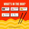 Korean Spicy Ramen Box | 3 Buldak Ramen Original, Cheese, Carbo +1 Korean Spicy Rice Cake Tteokbokki +1 Korean Sweet Drink + 4 Chopsticks | Korean Food Box Gift - Journey of Korea view 3