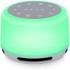 Sleep Sound Machine 24 Natural Soothing Sounds 7 Color Breathing Lights and Night Light with Timer Memory Feature Rechargeable Portable White Noise Machine for Baby Kids Adults view 1