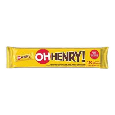 Oh Henry! Chocolate Bars - 8 x 15g (120g/4.5 oz.) mini snack bars {Imported from Canada}