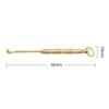 4Pcs Ear Pick Ear Curette Cleaner Earwax Removal Cleaning Tools Brass Reusable Ear Cleaner with Key Ring view 4